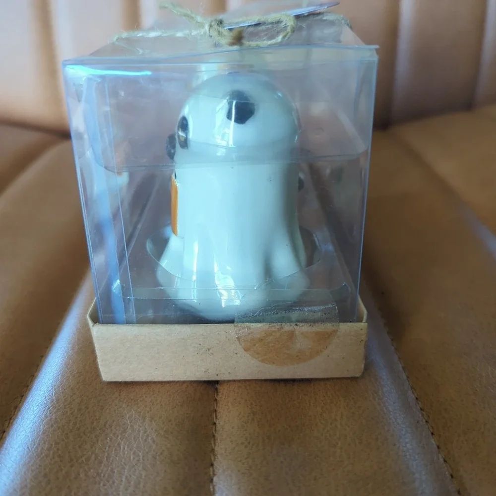 Halloween Salt & Pepper Shakers Set  Dog And Kitty‎ Ghosts Pumpkin Kitchen